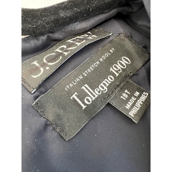 New J Crew Size T18 Tall resume dress Blue MSRP $228 **Defective Zipper** - Picture 7 of 16